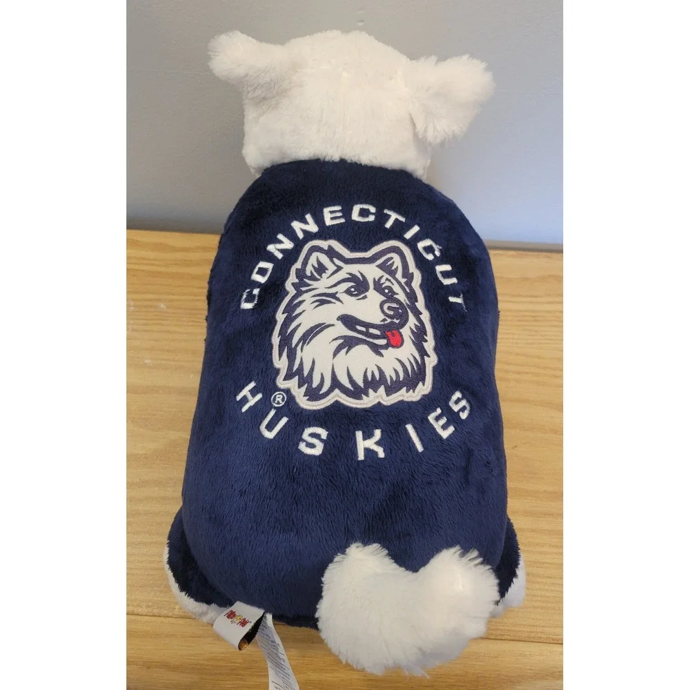 Pillow Pets UConn Huskies Plush Mascot Folding Pillow Connecticut Navy White